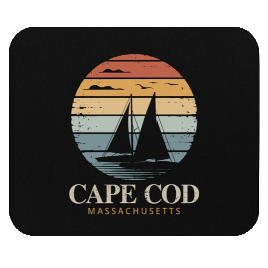 Cape Cod Vintage SunsetMassachusetts Sailing Mouse Pads