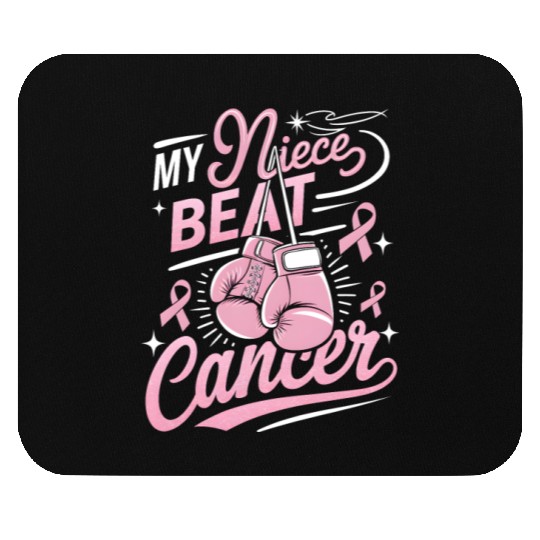 My Niece Beat Cancer Breast Cancer Awareness Mouse Pads