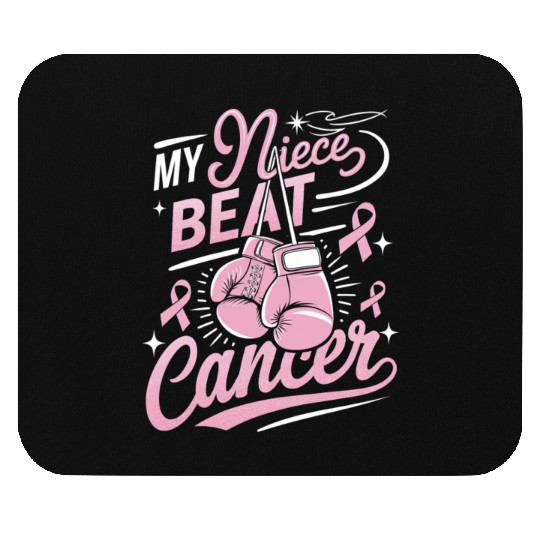 My Niece Beat Cancer Breast Cancer Awareness Mouse Pads