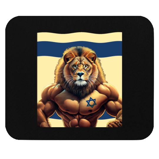 Strength and Unity: The Lion of Israel, Israeli Pa Mouse Pads