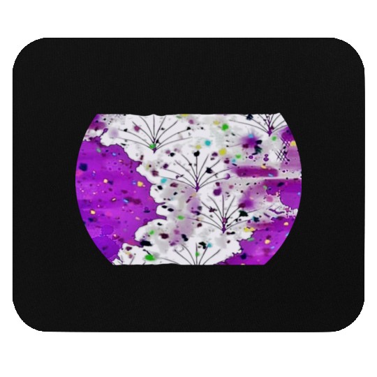 Purple Stream Mouse Pads