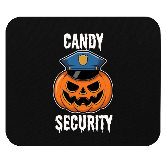 Candy Security Halloween Mouse Pads