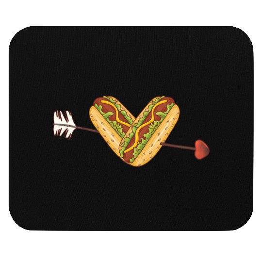 I Love Hotdog Contest Outfits Frankfurter BBQ Mouse Pads