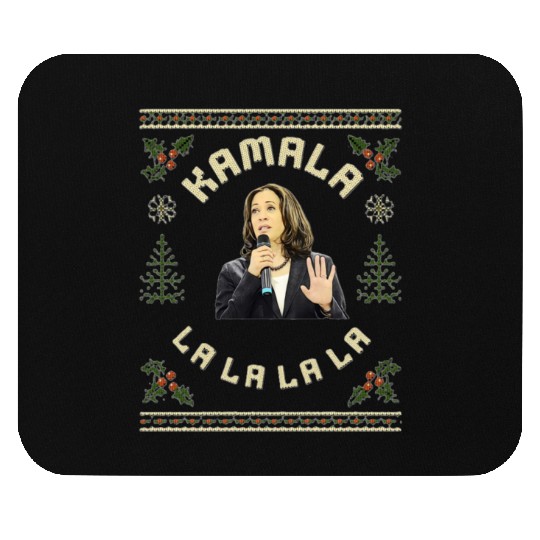 Kamala Harris singing Christmas Carol Mouse Pads