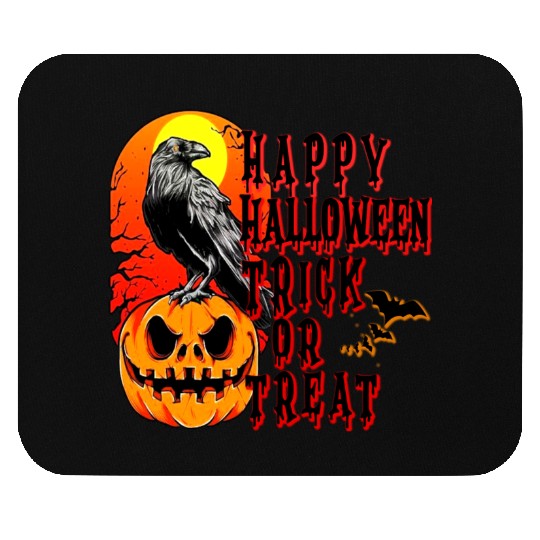 Halloween trick or treat Mouse Pads
