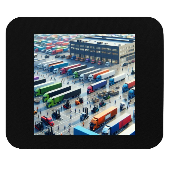 Big Trucking Company Mouse Pads