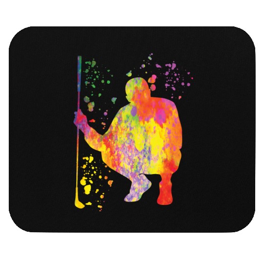 Golfer Colorsplash Kids Miniature Golf Mouse Pads