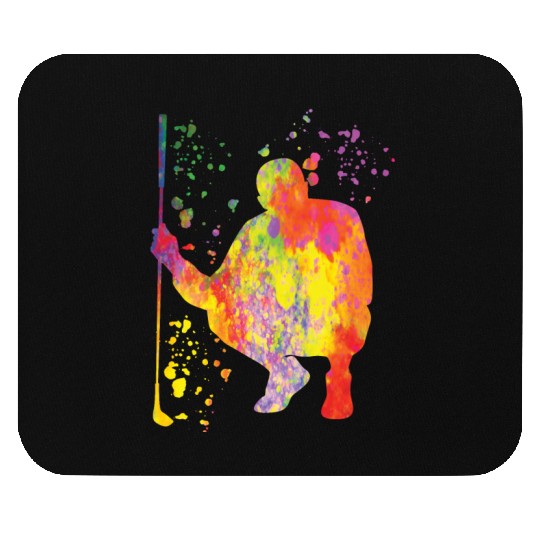 Golfer Colorsplash Kids Miniature Golf Mouse Pads