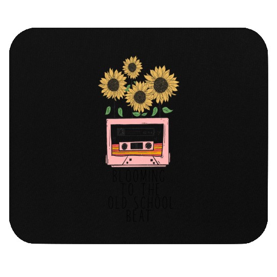 Blooming To The Old School Beat Mouse Pads