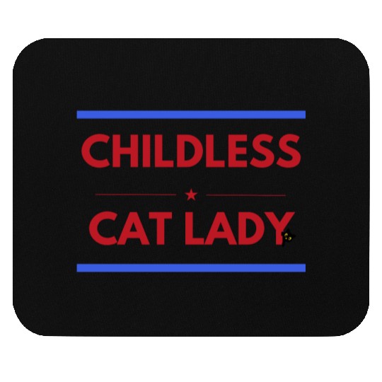 Childless cat lady Mouse Pads