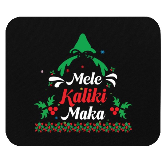 Mele Kalikimaka Mouse Pads For Women Hawaiian Hawaii Chri