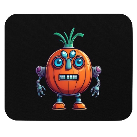 Robot Onion Mouse Pads