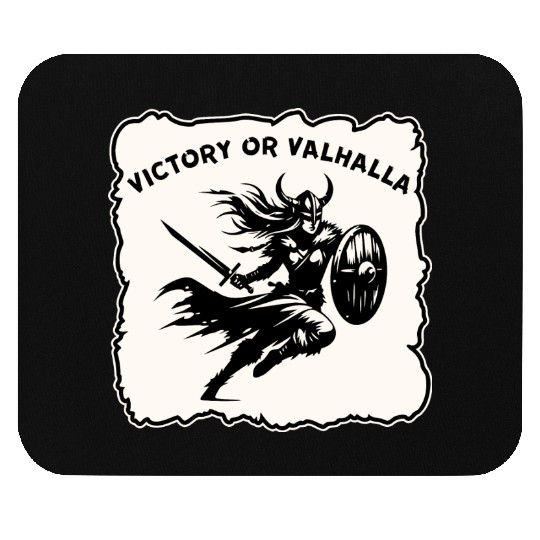 Shield Maiden Victory Or Valhalla LIKE US ON FB # Mouse Pads
