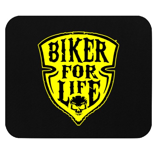 Biker For Life Shield LIKE US ON FACEBOOK # Mouse Pads