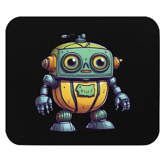 Robot Melon Mouse Pads