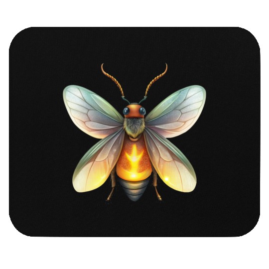 Shiny Firefly Mouse Pads