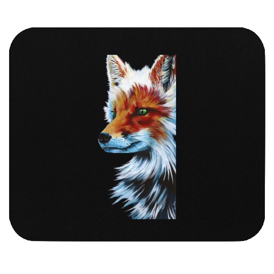 Emerald Eyed Fox Mouse Pads