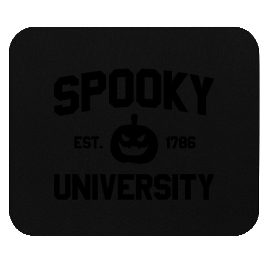 Spooky University Established 1786 Pumpkin Uspooky Mouse Pads