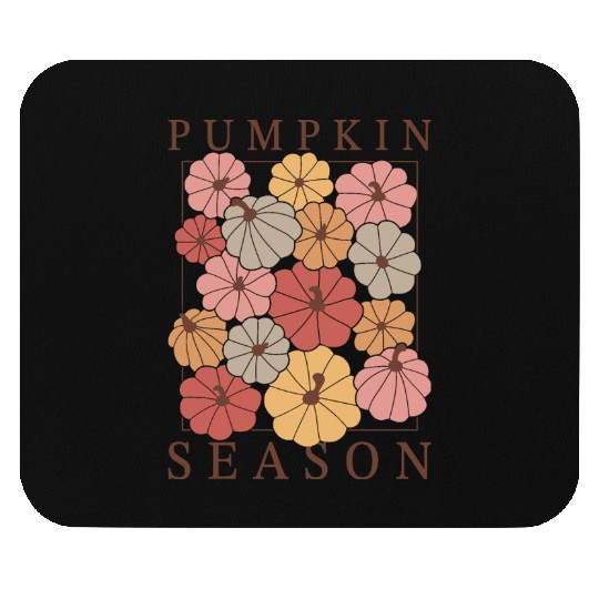 Boho Pumpkin Season: Fall Vibes & Autumn Charm Mouse Pads