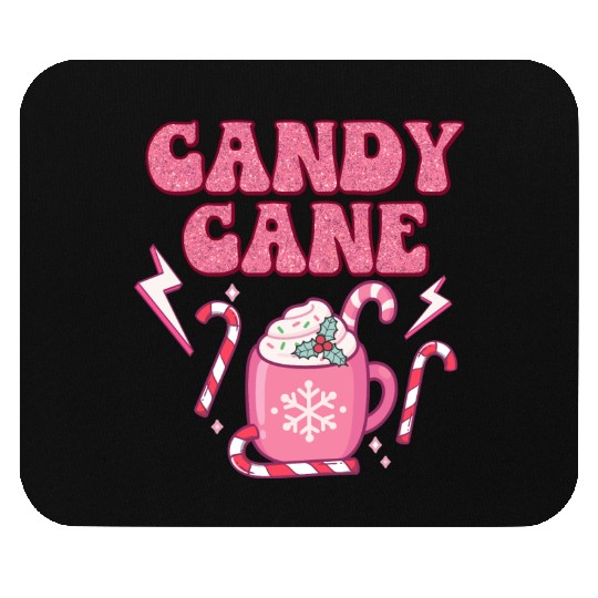 Christmas Candy Cane Santa Xmas kids Women Men Mouse Pads