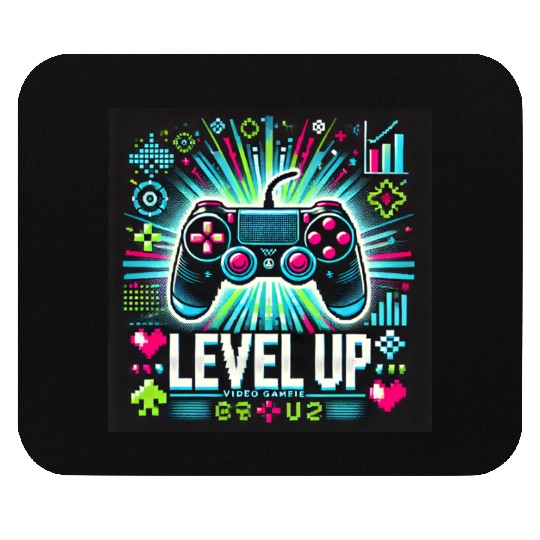 game level up Mouse Pads