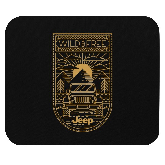 Jeep Wild and Free Mouse Pads