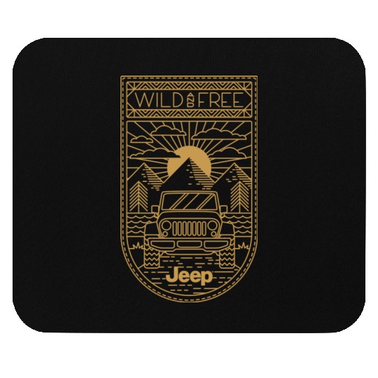 Jeep Wild and Free Mouse Pads