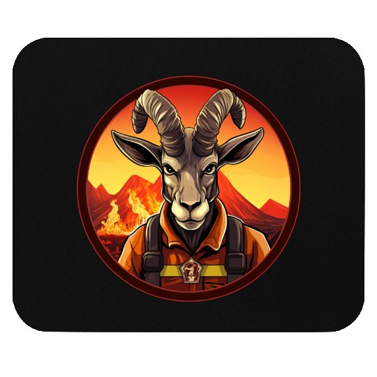 Fireman Capricorn Mouse Pads
