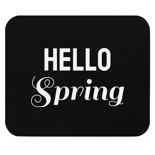 Hello Spring Mouse Pads