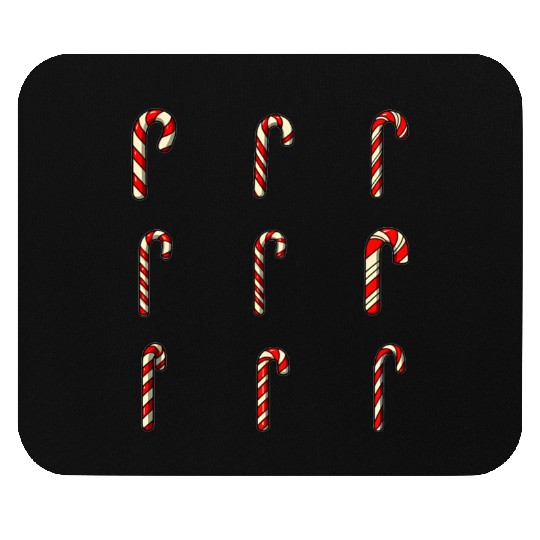 christmas cheer candy cane Mouse Pads