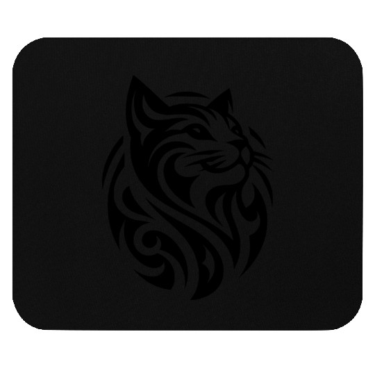 Geometric T Tattoo Cats Head Mouse Pads