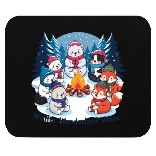 Winter wonderland vibes Mouse Pads
