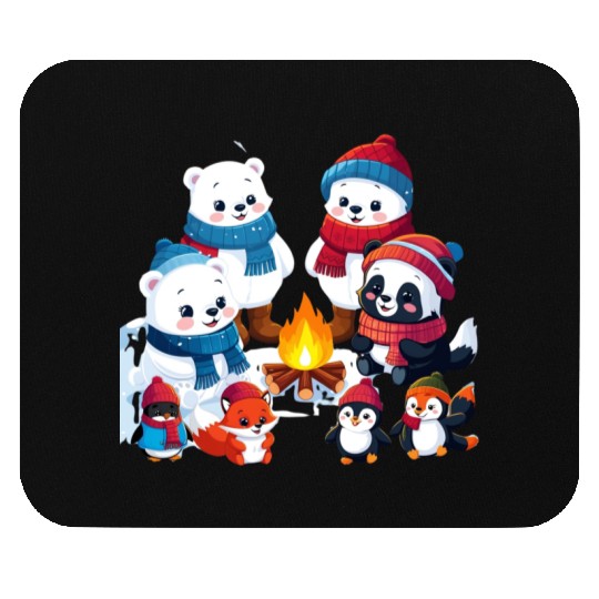 Winter Wonderland Critters Mouse Pads
