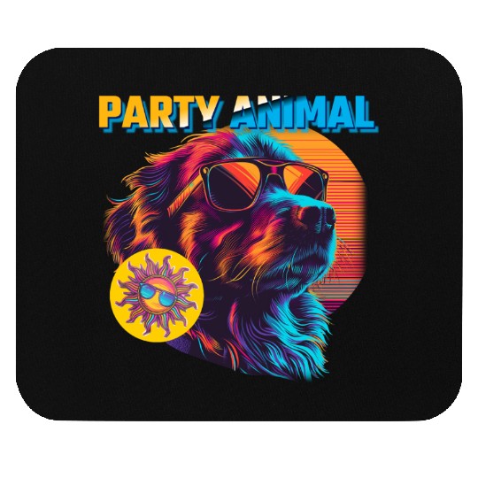 Party Animal Vintage Mouse Pads