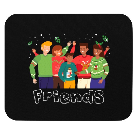 Friends Christmas Mouse Pads