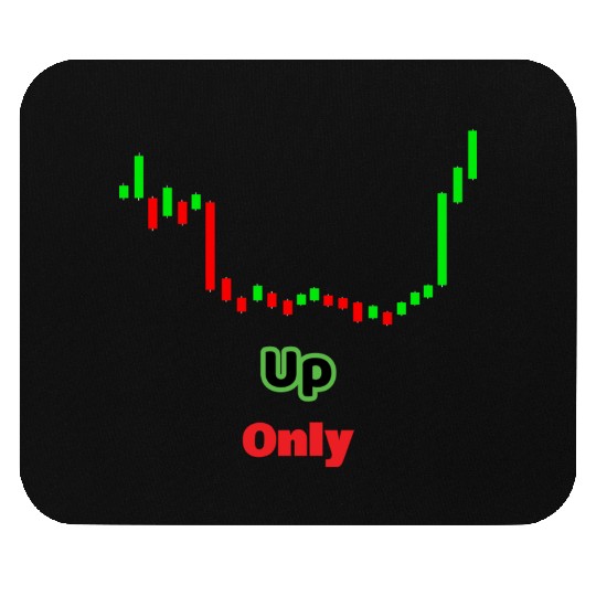 Up only Crypto Traders Mouse Pads