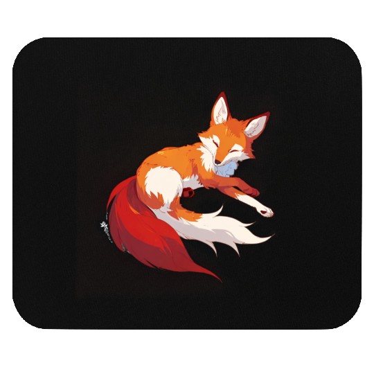 Cute fox - cute animals Mouse Pads