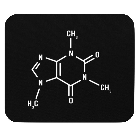 Funny Organic Chemistry Caffeine Molecule Mouse Pads