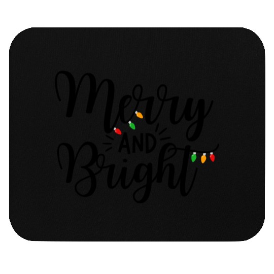 Merry And Bright Mouse Pads