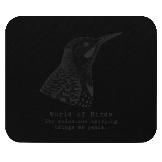 Serene Bird Mouse Pads