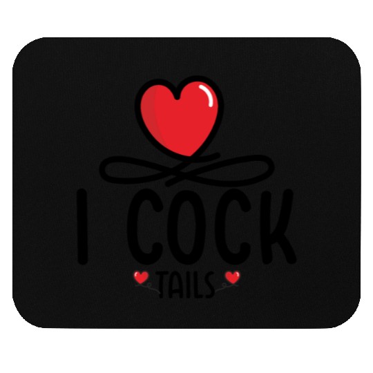 Funny I Love Cocktails 5 Mouse Pads
