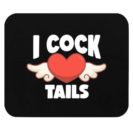 Funny I Love Cocktails 8 Mouse Pads