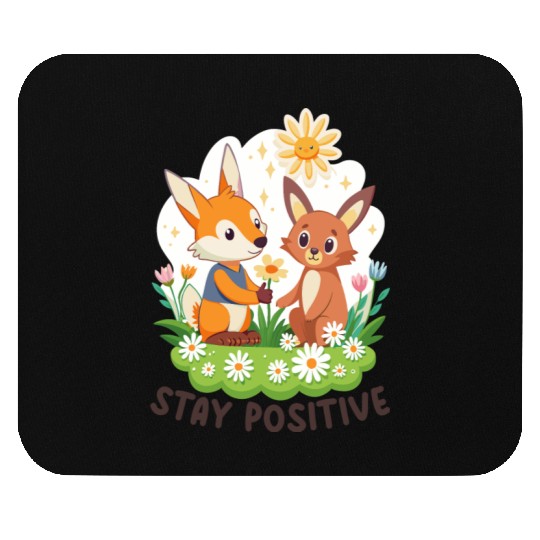 STAY POSITIVE VIBE DESIGN Mouse Pads