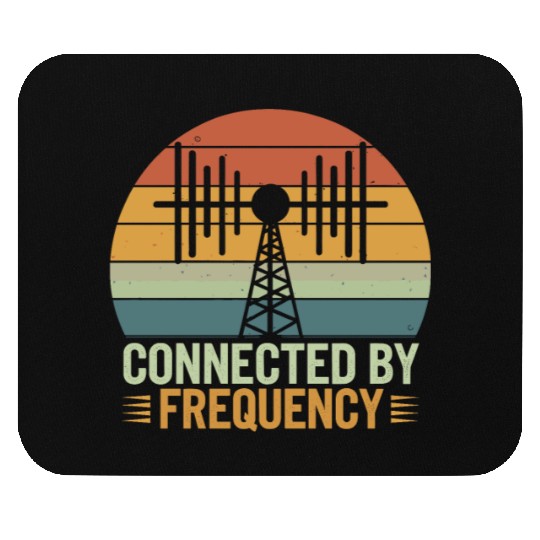 Amateur Radio Operator Ham Radio Connected By Mouse Pads