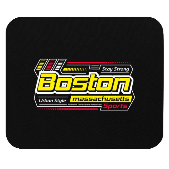 Stay Strong Boston Massachusetts City Mouse Pads