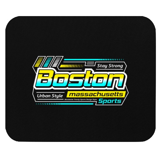 Boston Massachusetts Design Urban Style Mouse Pads