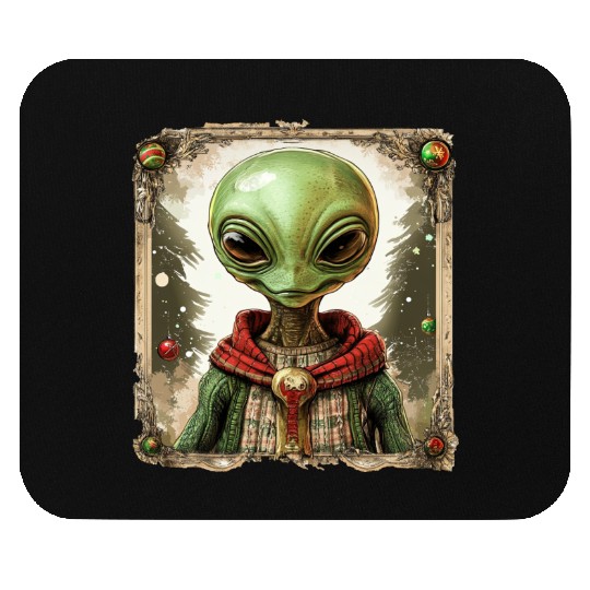 Aliens Christmas Mouse Pads