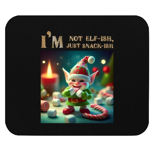 Snack-ish Elf Mouse Pads