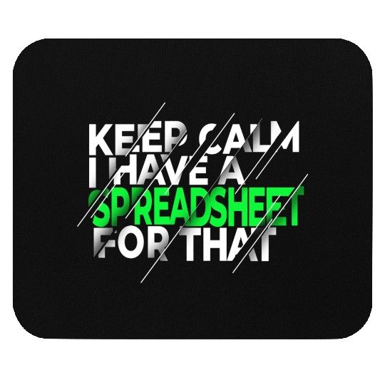 Funny Excel Spreadsheets Lover 3 Mouse Pads