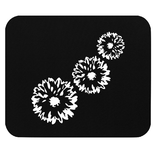 Many Pretty Daisy Flowers Decorative Nature Design Mouse Pads